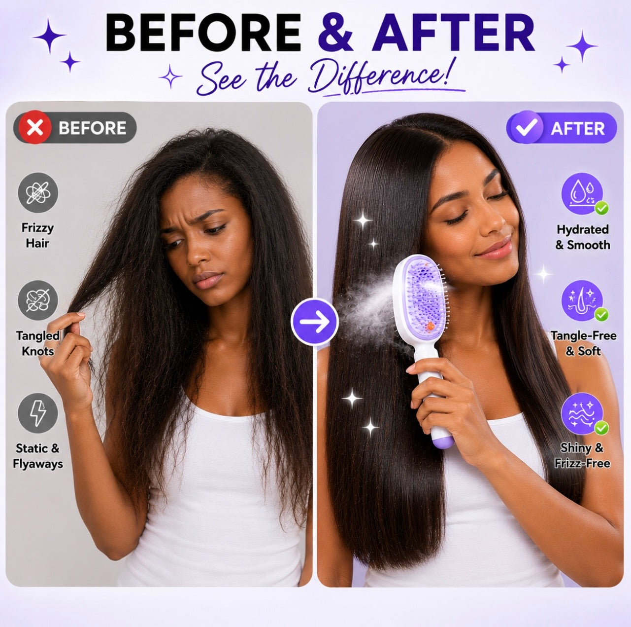 Smart Mist Hair Brush