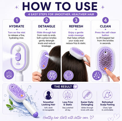 Smart Mist Hair Brush